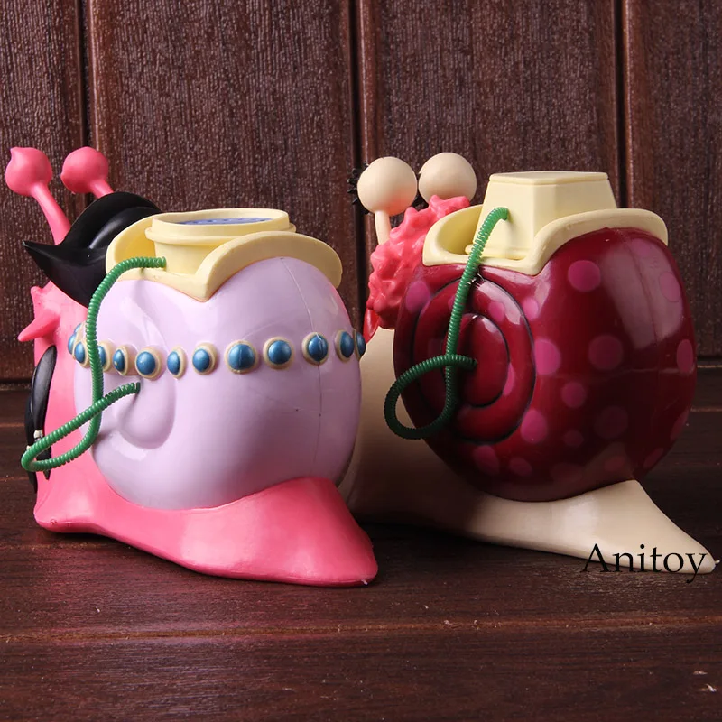 Аниме one piece Big Mom Charlotte Linlin/черная борода Marshall D Teach Den Mushi Phone ПВХ фигурка модель игрушка в подарок