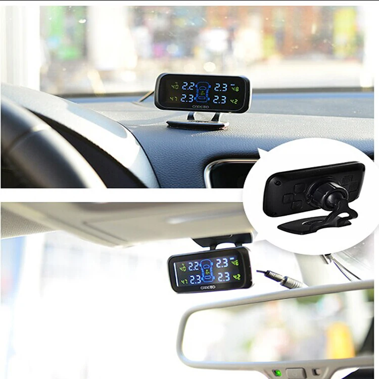 CAREUD U903 TPMS система контроля давления в шинах с 4 интернами сенсор сигарета блок питания для всех автомобилей Автомобильная электроника TPMS