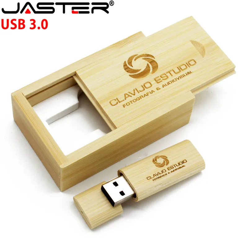 JASTER USB 3 0 деревянный + коробка флэш накопитель драйвер pendrive 4 ГБ 8 16 32 карта памяти