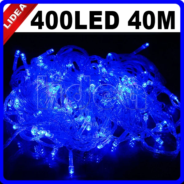 СВЕТОДИОДНАЯ Гирлянда для сада дома вечевечерние нового года и Рождества 40 м 400
