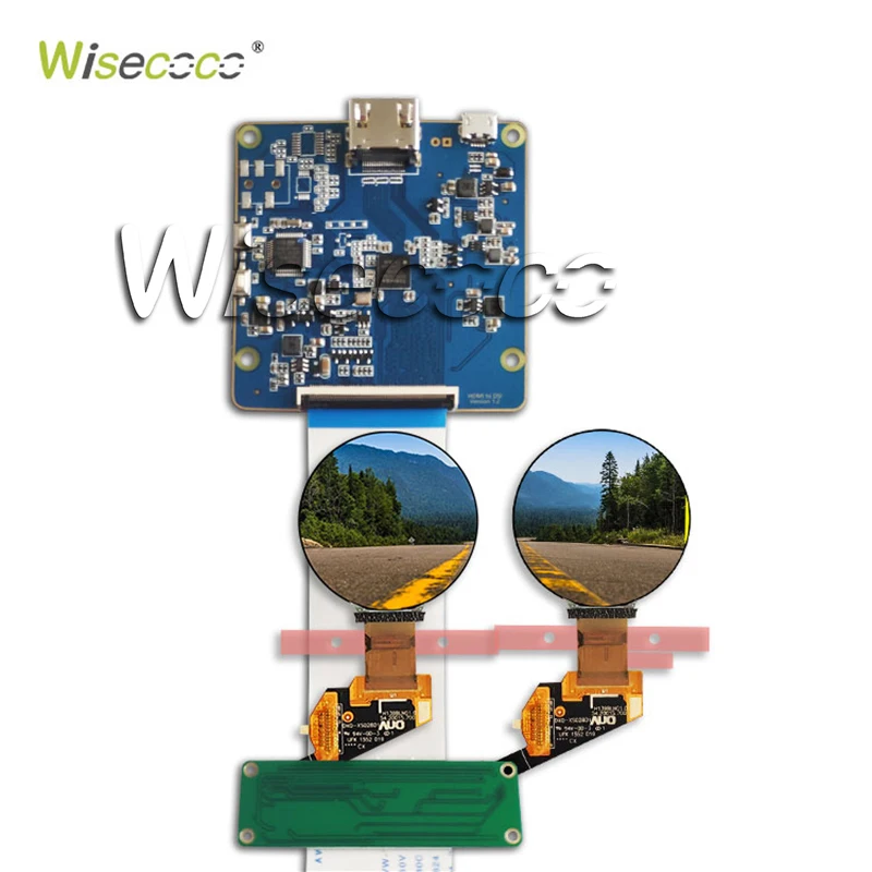 ЖК-дисплей Wisecoco AMOLED 1 39 дюйма Круглый круглый OLED-модуль экран 400*400 с интерфейсом MIPI