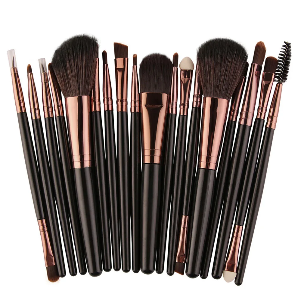 18 шт. набор кистей для макияжа|kit maquiagem|brush tool kiteye shadow foundation |