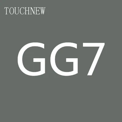 GG7 TOUCHNEW на заказ, одноцветные эскизные маркеры на спиртовой основе, двойная головка, кисть, маркеры, ручка для рисования, манга, товары для рукоделия, маркеры - Цвет: GG7