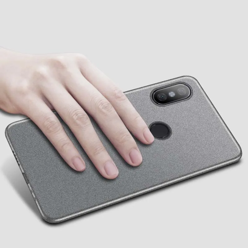 Shockproof Case For Xiaomi Redmi Note 7 6 5 Pro 7Pro Cases Anti-Sweat Matte Ultra Thin Sandstone Soft Silicone TPU Back Cover |