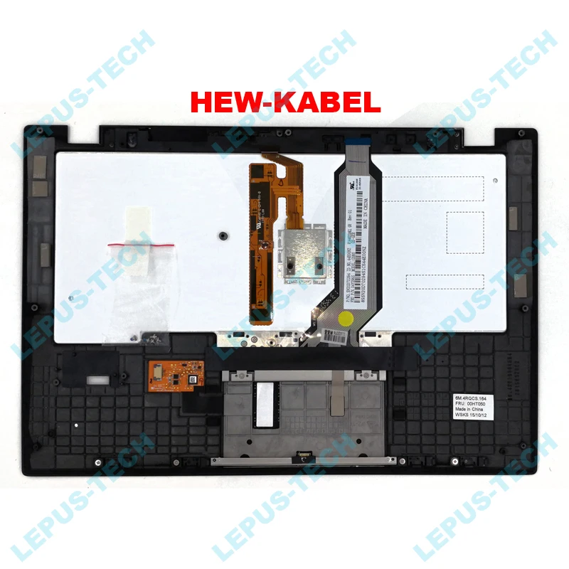 Клавиатура с немецкой подсветкой для Lenovo Thinkpad X1 Carbon 1st 2013 сенсорная панель