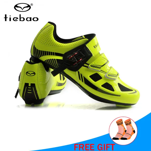 1652 green TIEBAO/Обувь для гоночного велосипеда; zapatillas hombre zapatillas bicicleta; дорожная обувь; sapatilha ciclismo; кроссовки для велоспорта - Цвет: 1652 green