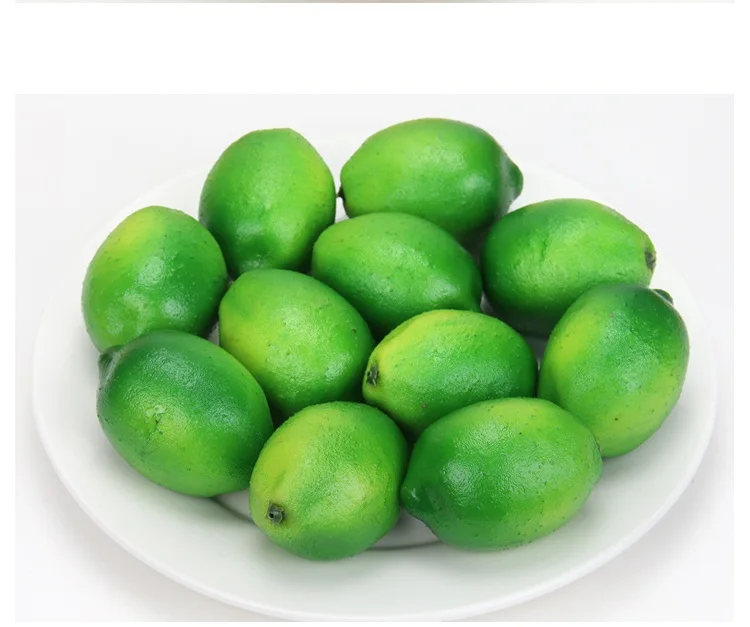 1 шт. имитация ЛИМОННЫХ фруктов модель фотостудия реквизит зеленый/желтый