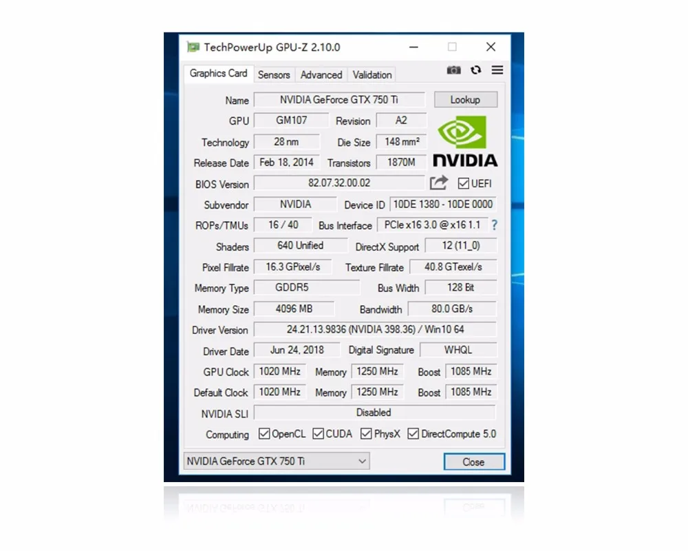 Видеокарта GTX 750TI 4096 МБ/4 ГБ 128 бит GDDR5 Placa de графическая видеокарта для NVIDIA Geforce PC VGA |