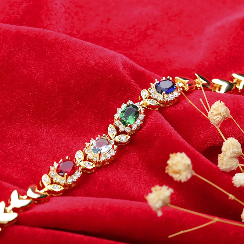 808 магазин изящный ювелирный Хрустальный Браслет Марокко модные классические