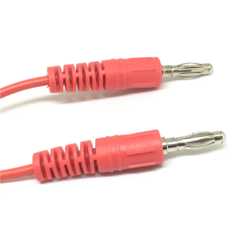 10 шт. L = 1 м высокогибкий 16 awg силиконовый M 4 мм Штабелируемый разъем типа банан для