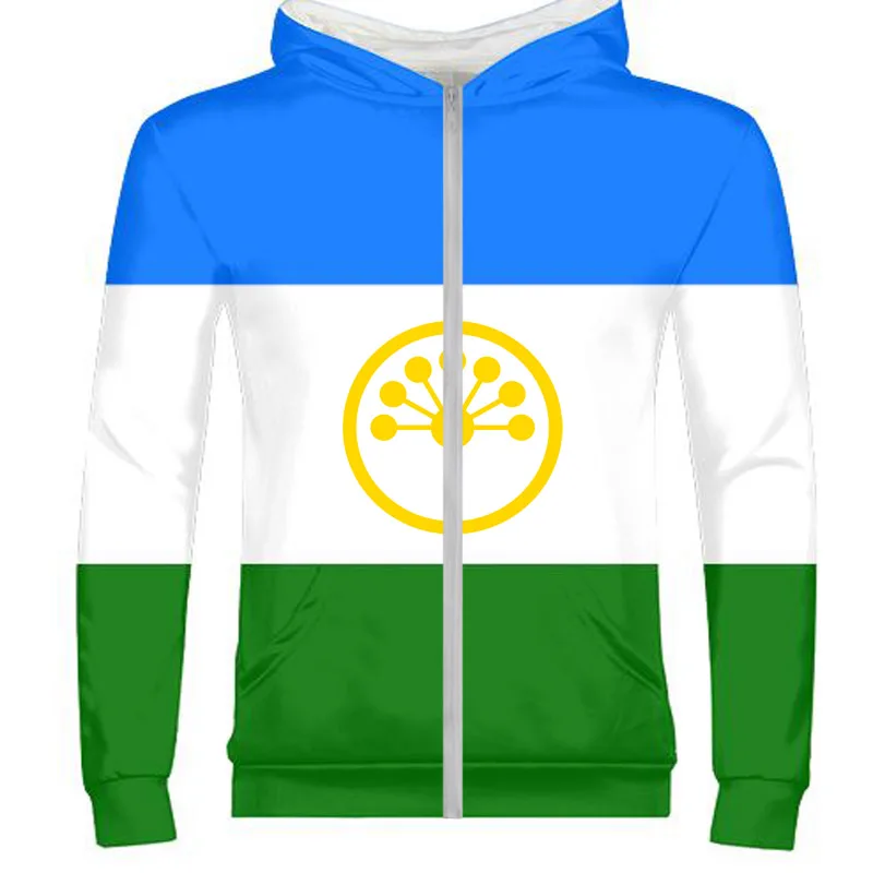 Толстовка унисекс на молнии с принтом российским и флагом | Мужская одежда