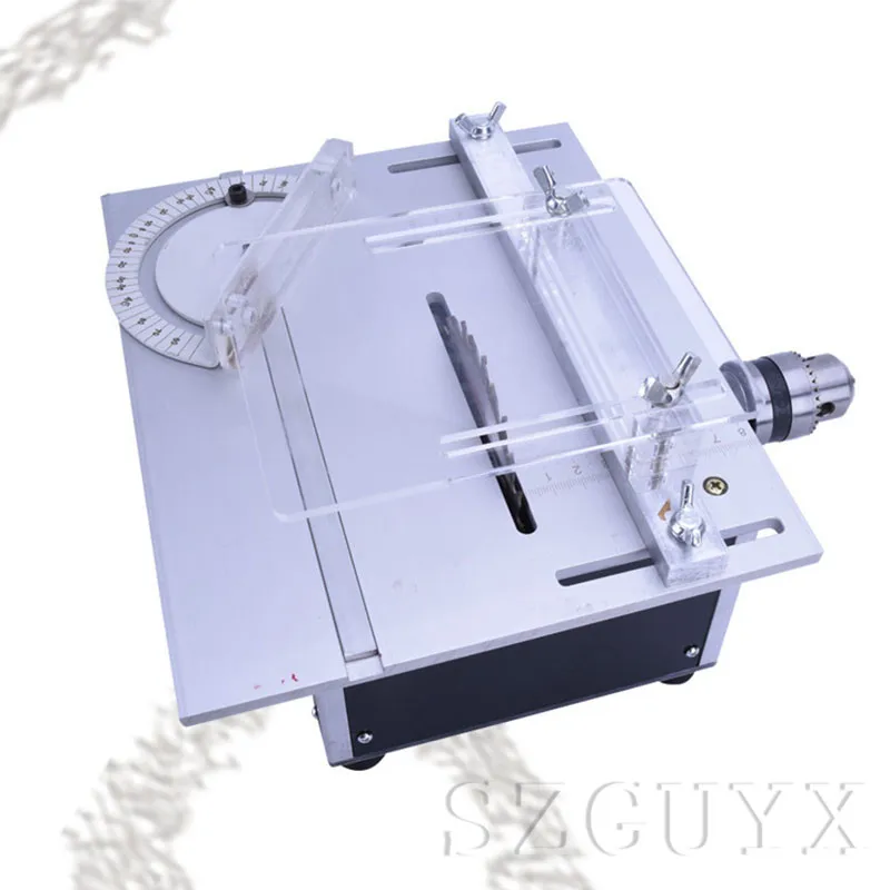 DC12-24 woodworking table saw 210 mm wooden DIY chainsaw, small cutting and polishing micro table saw
