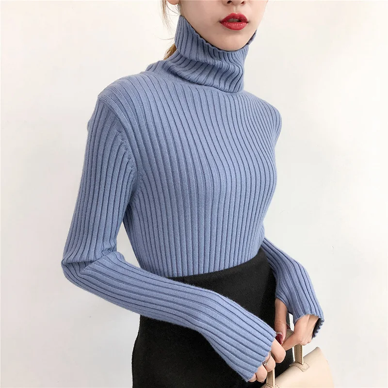 

2020 turtleneck female hedge qiu dong to take a more brief paragraph cultivate morality jersey render unlined upper garment