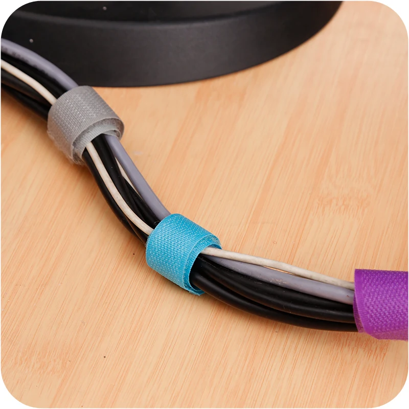 500 шт./лот намотки кабеля Клип держатель Обёрточная бумага Организатор провода ped