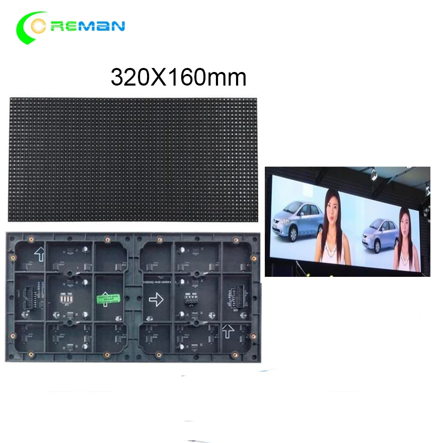 HD P2.5 smd 2121 128x64 пикселей Крытый rgb Полноцветный 320X160mm светодиодный панельный модуль