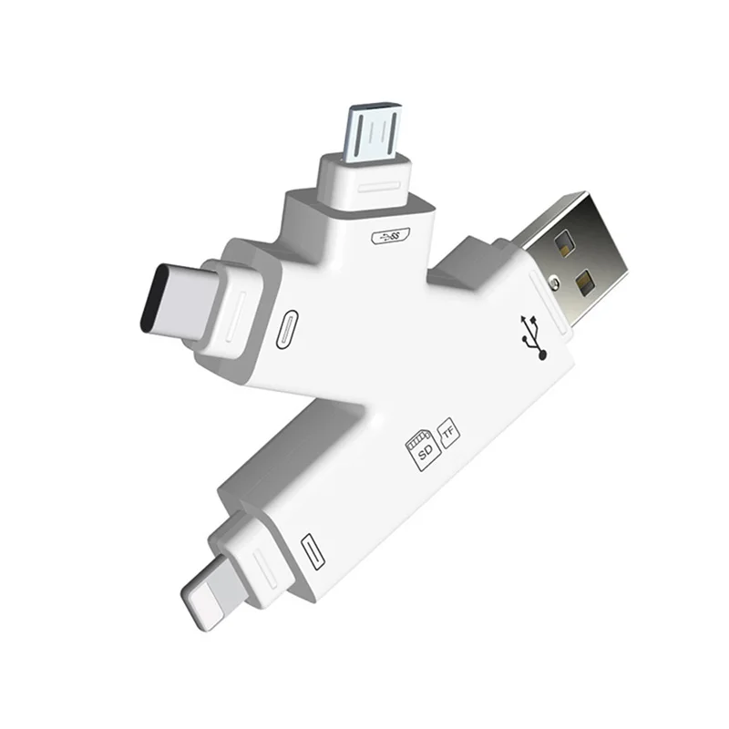 Multimemory 4 в 1 i флеш накопитель USB для IPad Touch MAC PC Micro SD и TF кардридер адаптер Аксессуары