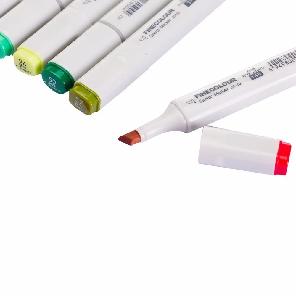 MEEDEN Finecolour Studio маркеры двухсторонние 36 цветов базовый набор маркеров большой