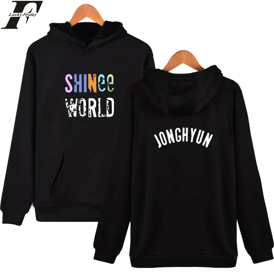 LUCKYFRIDAYF Kpop мир Shinee толстовки свитшоты с принтом для мужчин и женщин Толстовка С