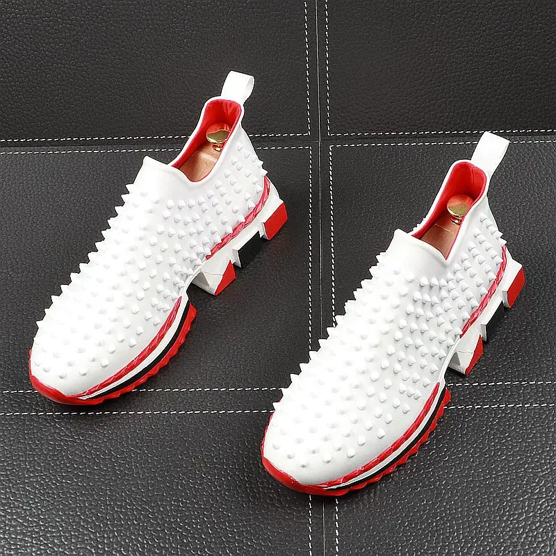 Приятная панда Роскошные Дизайнерские мужские модные повседневные туфли Весна