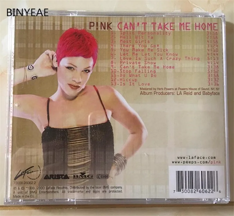 Бесплатная доставка: P! NK не может take me home европейских и американских поп-музыка