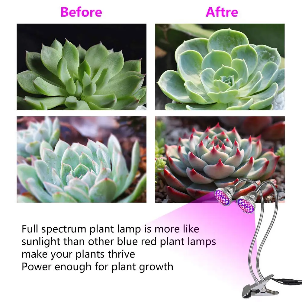 Светодиодный светильник для выращивания растений 60 Вт эквивалент полного