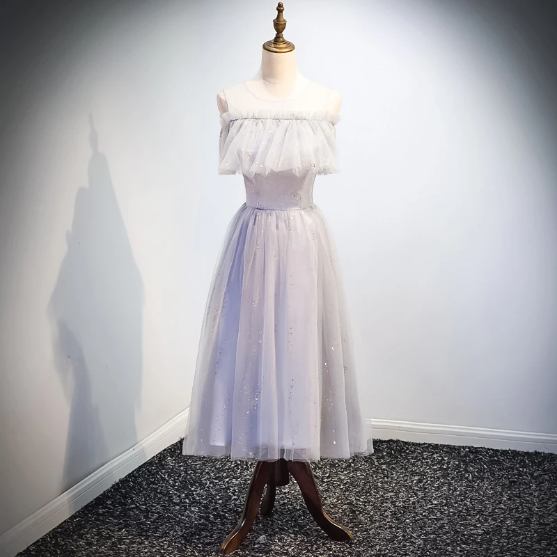 2019 Последние платья подружки невесты иллюзия О образным вырезом рукава молния