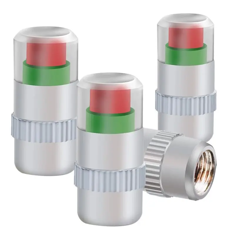 4PCS 2.4Bar 30PSI Car Auto Tire Pressure Monitor Valve Stem Caps Sensor Indicator Eye Alert Diagnostic Tools Kit | Автомобили и