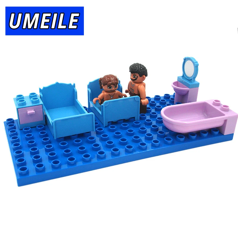 UMEILE 4 шт. 8*16 точек 25 6*12 5 см большие частицы строительные блоки классические