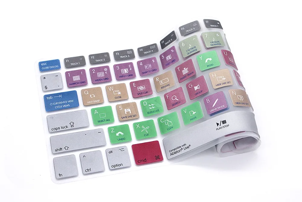Силиконовый чехол для Macbook Pro Retina Air 13 15 17 A1278 Ableton Live 9|keyboard skin cover|silicon keyboard skinkeyboard |