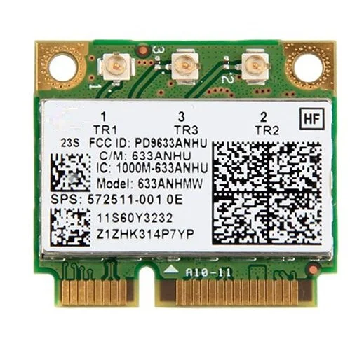 SSEA  Intel Ultimate-N 6300 633ANHMW 6300AGN half Mini PCI-E  IBM Y460 60Y3233 802.11a/g/n 2, 4G/5, 0 Ghz