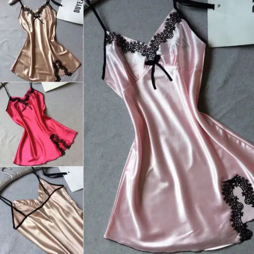 Нижнее белье ночное нижнее стринги платье Babydoll кружевное лоскутное модное