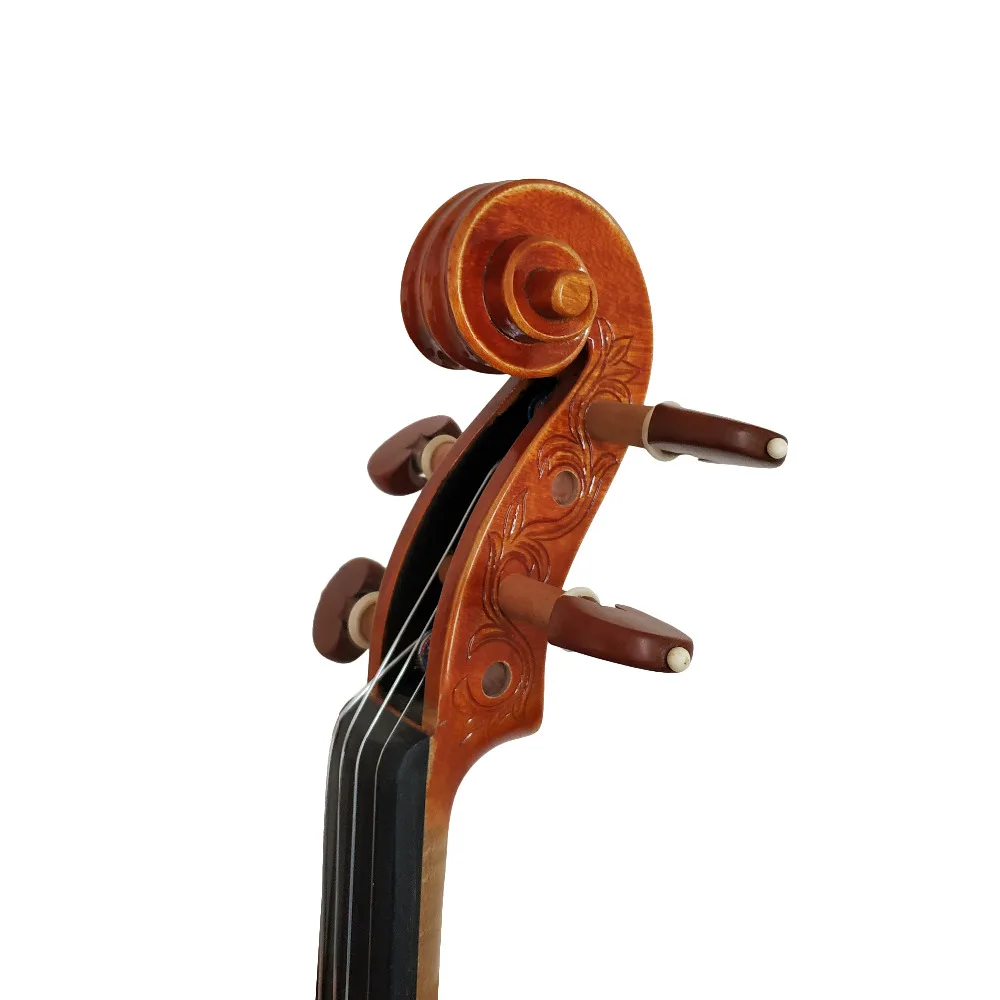 Копия Stradivarius 1715 ручная работа резьба цветок FPVN03 скрипка+ углеродного волокна лук пены чехол