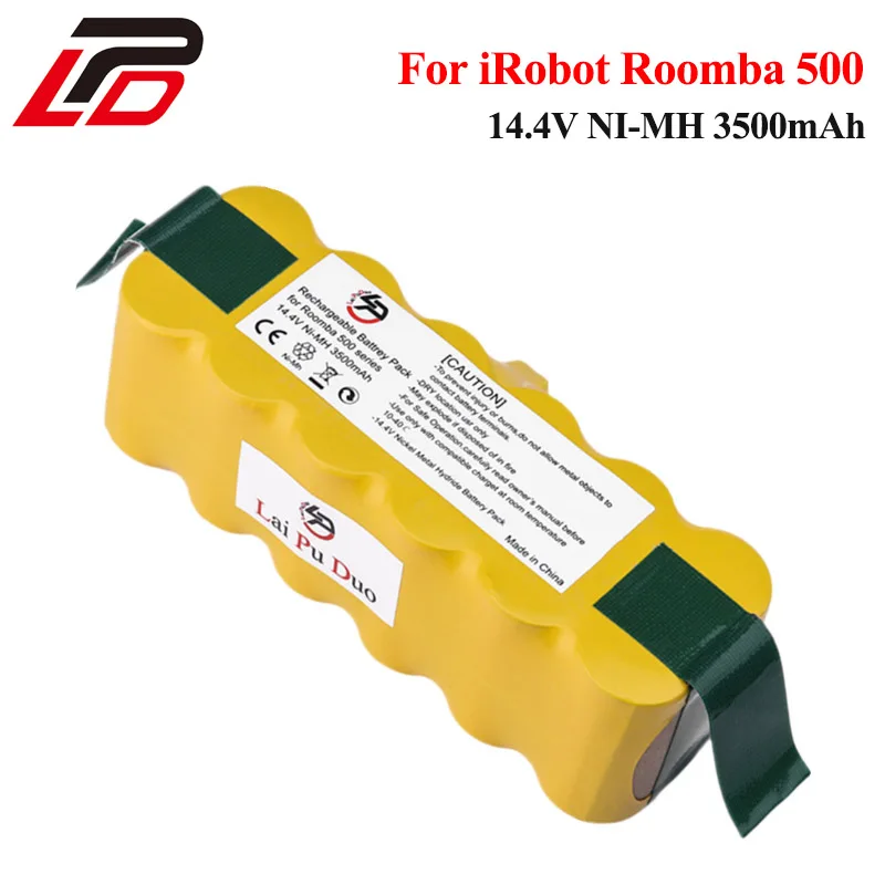 Перезаряжаемая батарея 14 4 В Ni-MH 3500 мАч для пылесоса iRobot Roomba серии 500 550 560 600 650 700 780