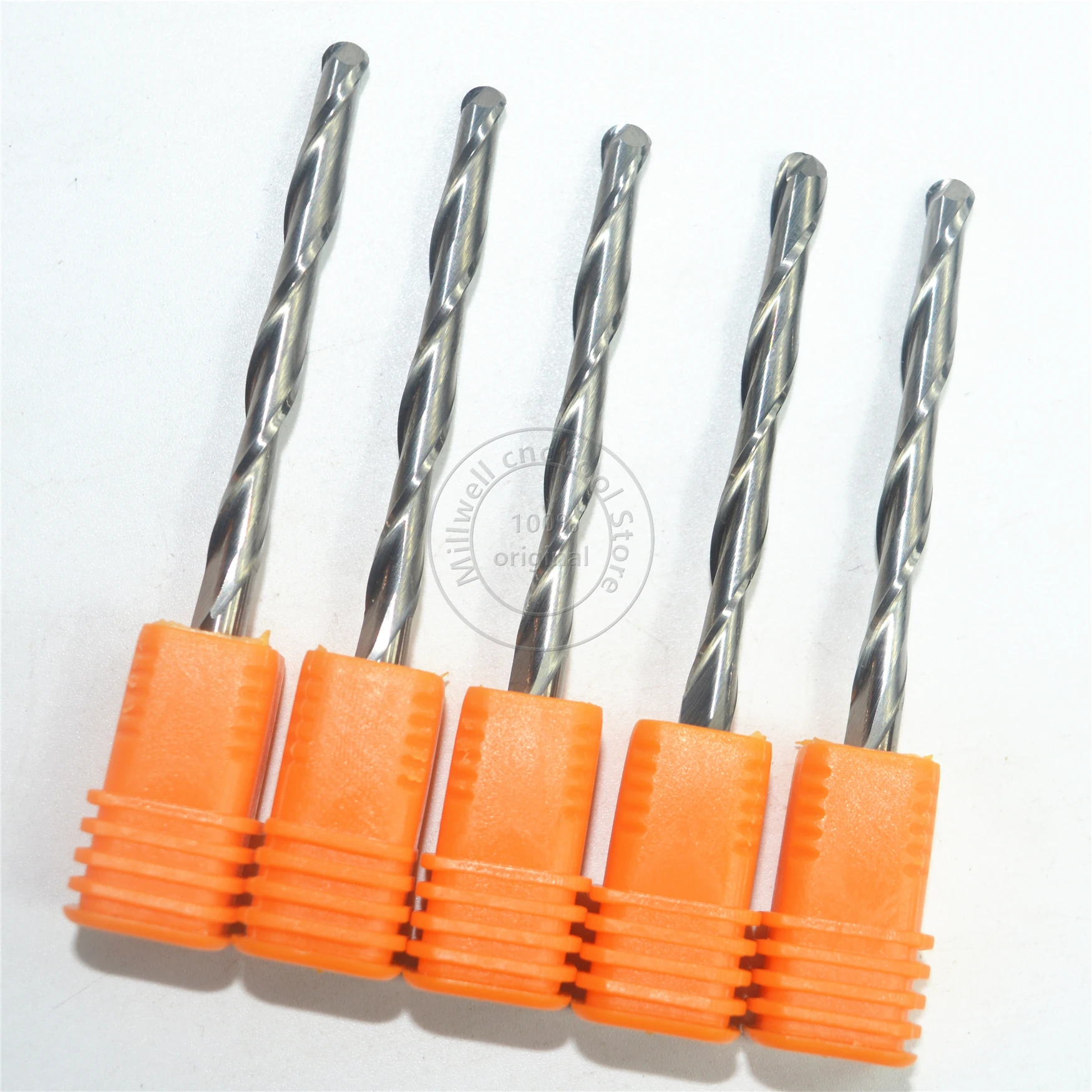 10 шт. 4 мм * 42 фреза для фрезерного станка с ЧПУ твердосплавная 2 канавки Концевая