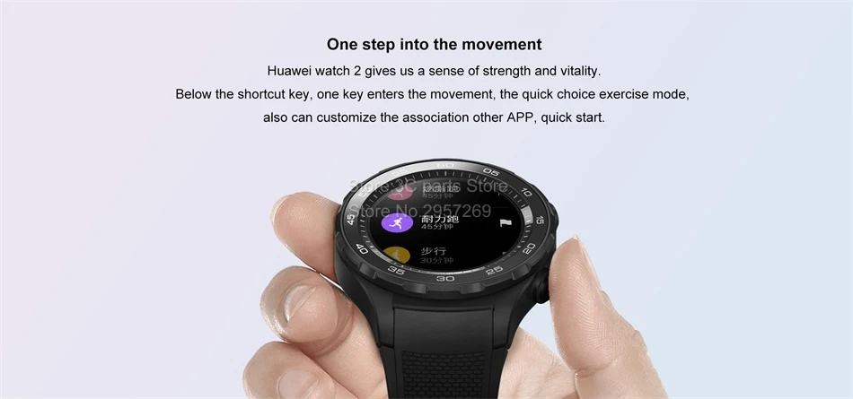 Смарт-часы huawei Watch 2, поддержка LTE, 4G, Версия Телефона, трекер сердечного ритма для Android, iOS, IP68, водонепроницаемые, NFC, gps