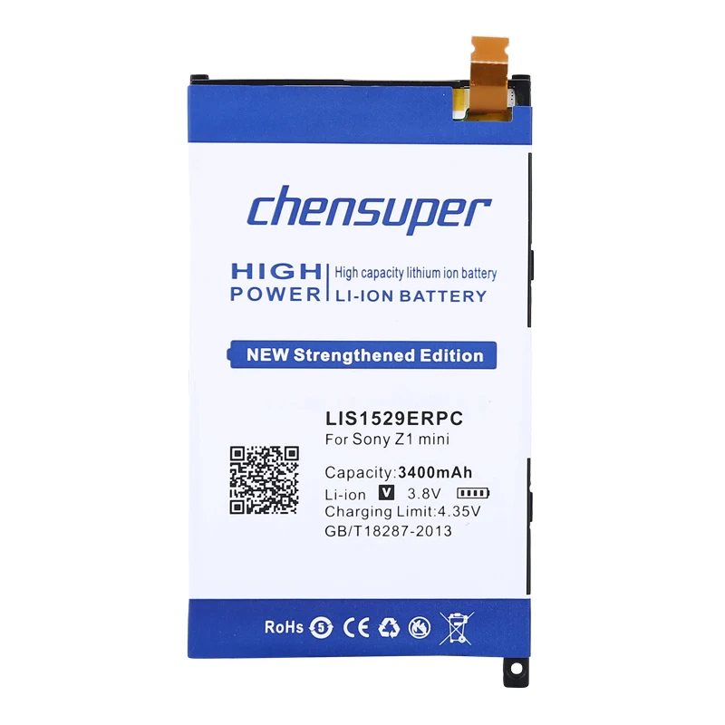 Аккумулятор chensuper 3400 мАч LIS1529ERPC для Sony Xperia Z1 mini Z1mini D5503 Compact M51w | Мобильные телефоны