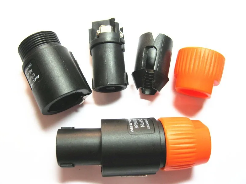 5 шт. высококачественные 4 контактные разъемы для аудиокабеля|connector round|connector