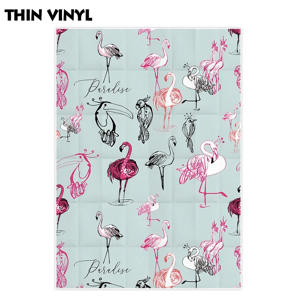 Allenjoy Профессиональный фон для фотосъемки с изображением попугая Тукан Фламинго