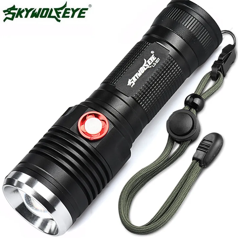 CREE XM L2 U2 масштабируемый 3 режима 26650/18650 USB Перезаряжаемый светодиодный фонарик с