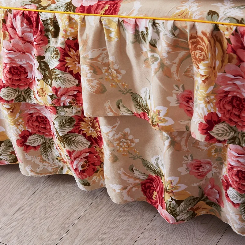 36 Rufflers Корейская кровать юбка матрас покрывало Комплект постельного белья