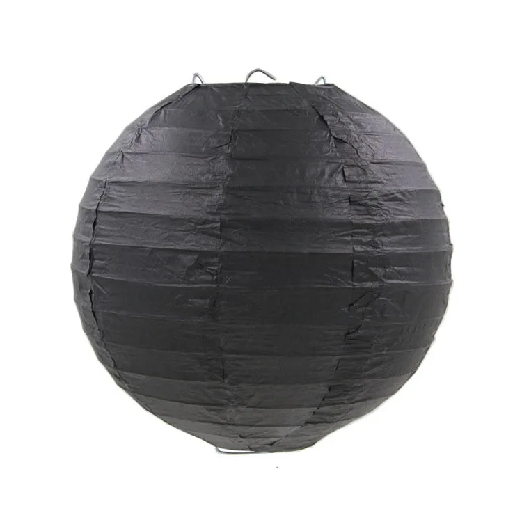 Black Высота каблука 10 см, каблук 15 см, 20 см, 25 см, 30 см, 35 см, 40 см китайский год украшения белый бумажный фонарь свадебные Спальня ко Дню Святого Валентина бумажная лампа - Цвет: Black
