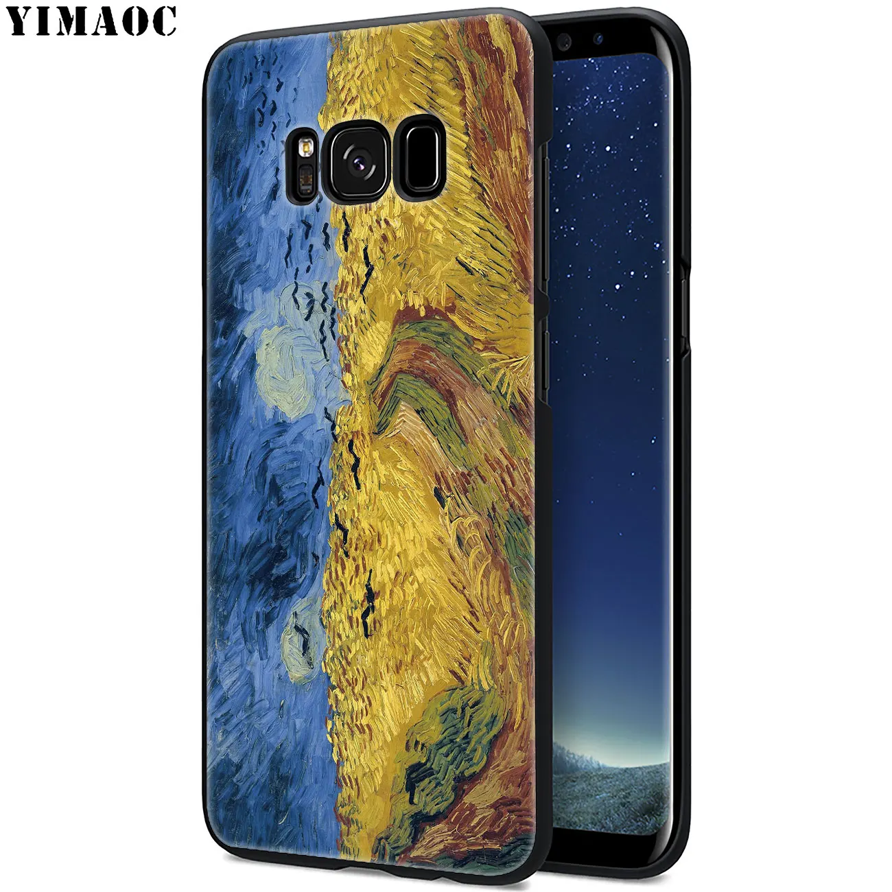 YIMAOC Van Gogh Tardis Мягкий силиконовый чехол для телефона Samsung Galaxy S20 Ultra S10 Lite S9 S8 Plus S7 Edge