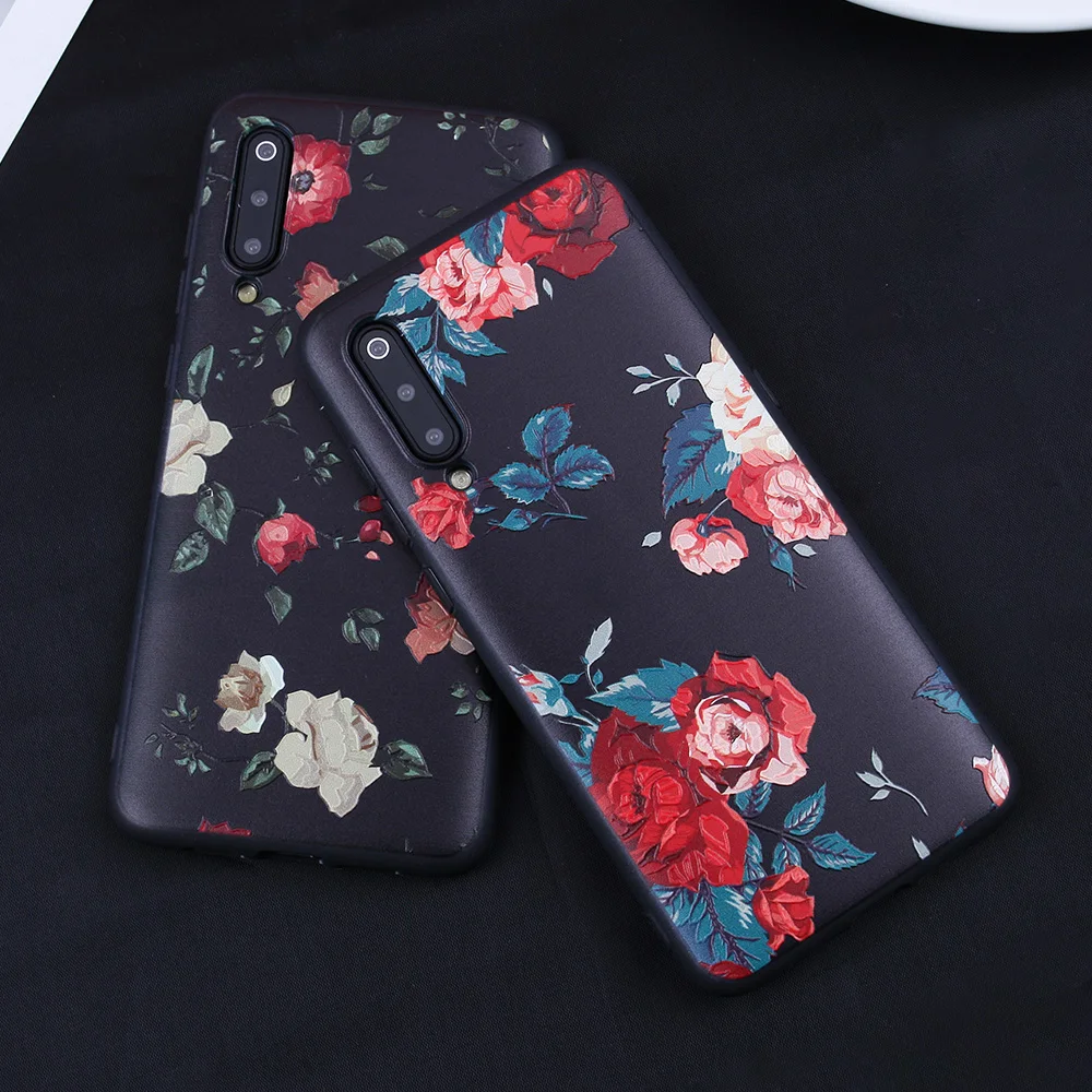 Цветочный чехол для Xiaomi Redmi Note 7 6 5 Pro Plus 5A S2 роскошный мягкий силиконовый из ТПУ Для