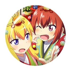 6/12 шт./набор 58 мм значок аниме Габриэль Падение Повседневная жизнь Тенма белая