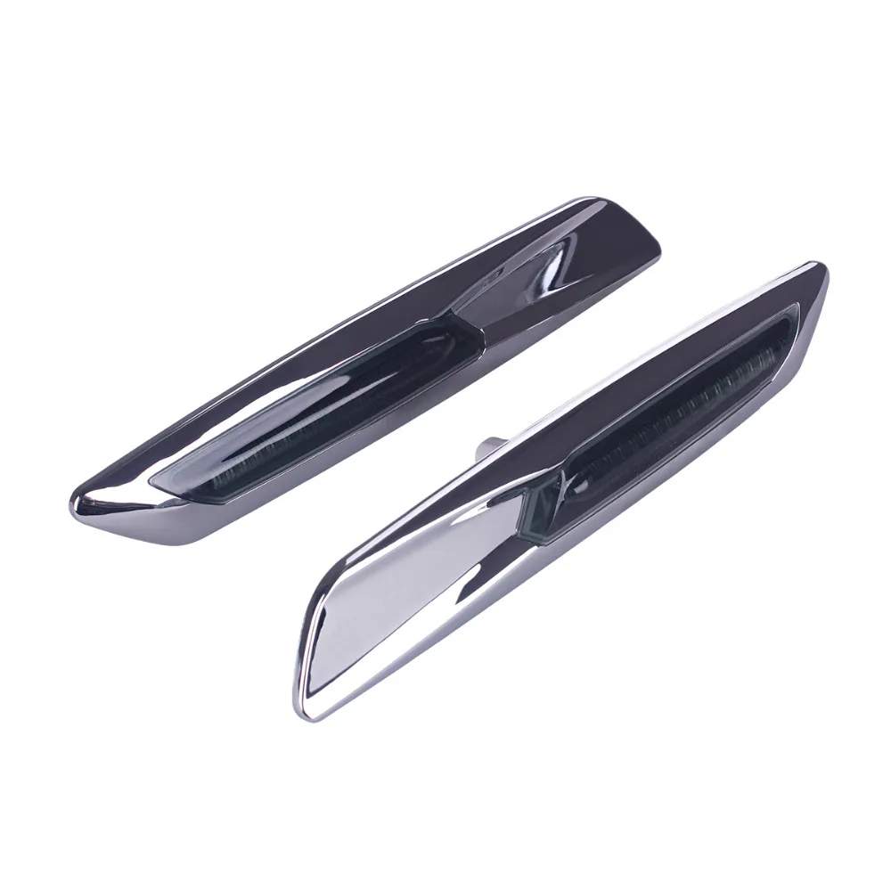 2 шт. автомобиль-Стайлинг светодио дный курильщика боковой фонарь Fender сигнальные