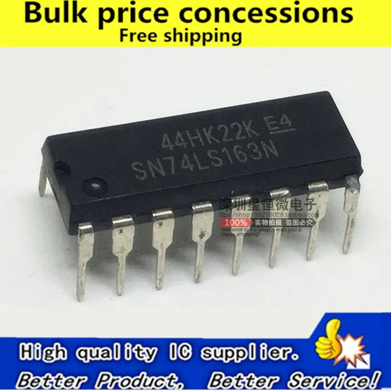 

Freeships 10pcs/50pcs/100pcs SN74LS163N HD74LS163P 74LS163 dip-16 counter