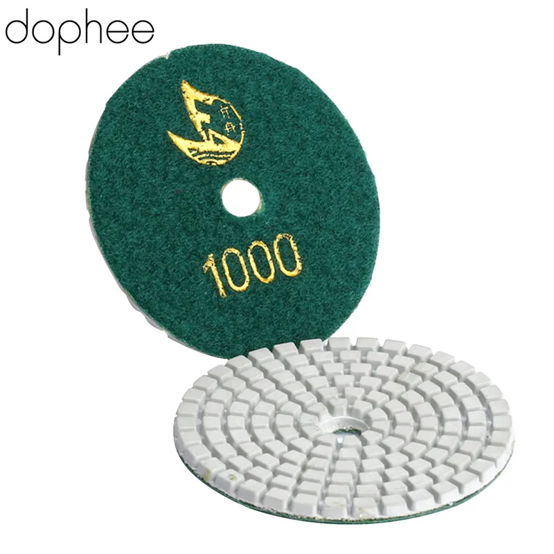 Dophee 1 шт. Grits #1000 80 мм/3 дюйма Профессиональные Алмазные полировальные диски для