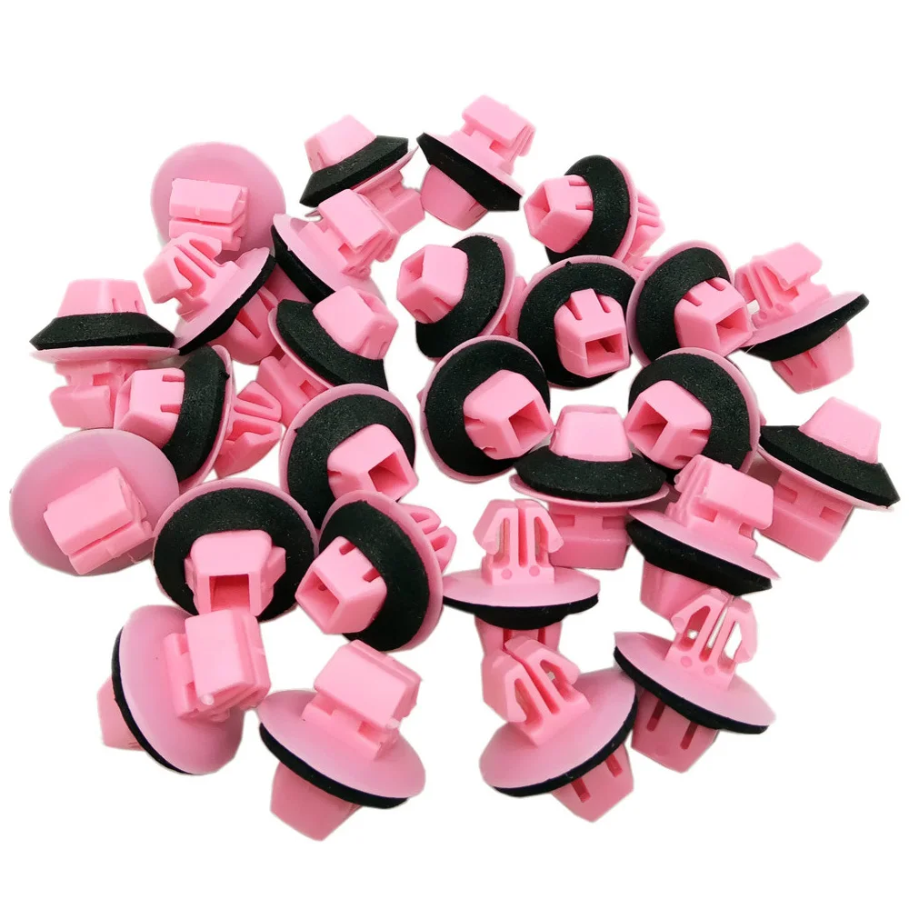 CNIKESIN 50 шт. Авто доска панели колеса бровей крыло крепежный зажим для Toyota Cruiser Prado