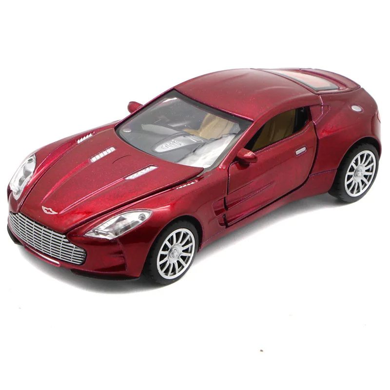 Супер гоночный автомобиль Aston Martin 1:32 сплав литье под давлением шесть модель двери