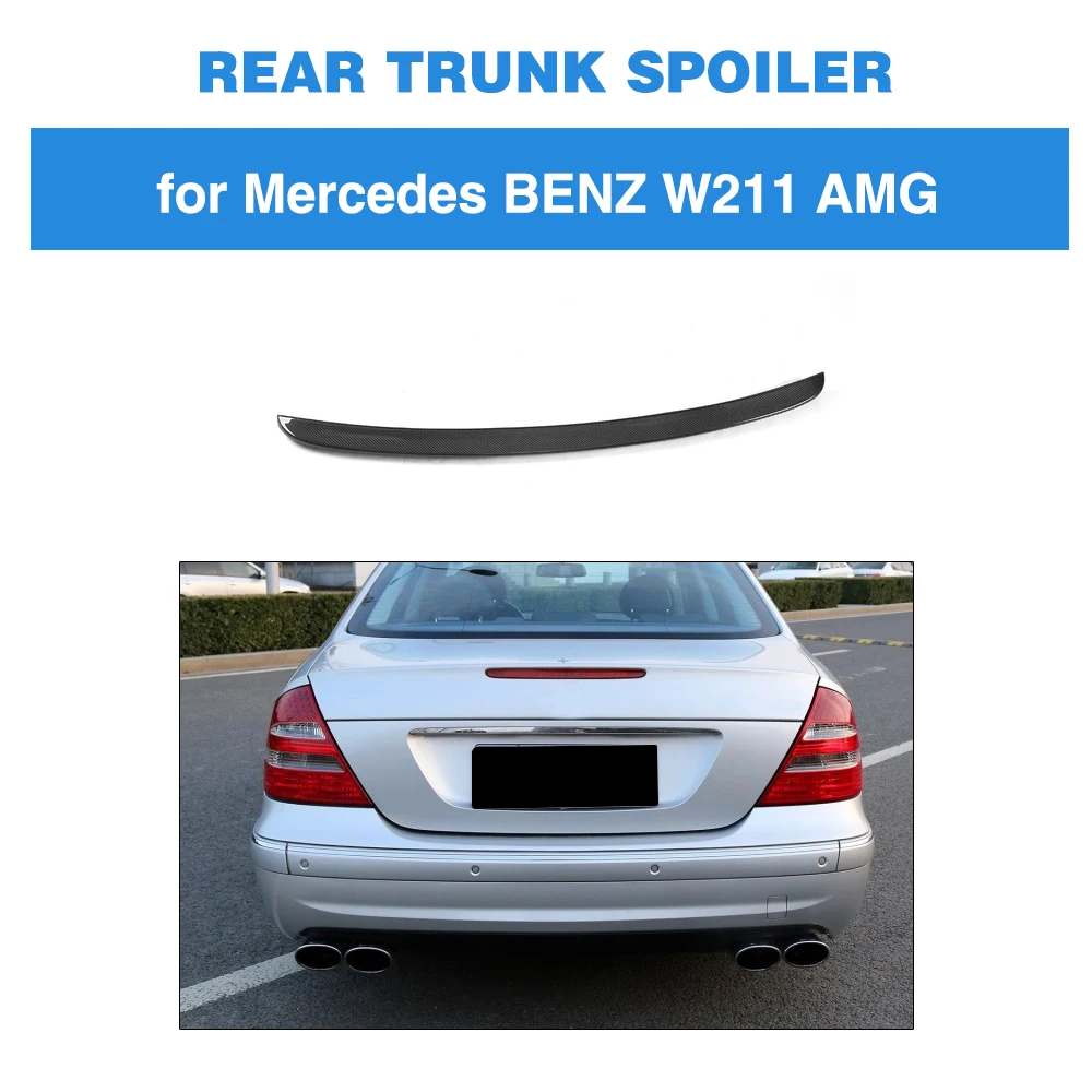 Для Mercedes Benz E class W211 2003 2009 E320 спойлер заднего крыла багажник загрузки для